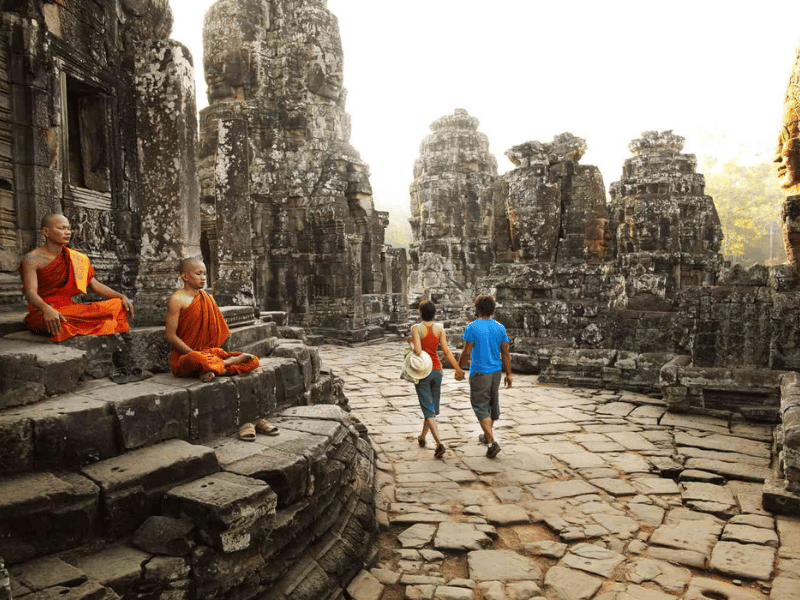 tour de medio día en camboya