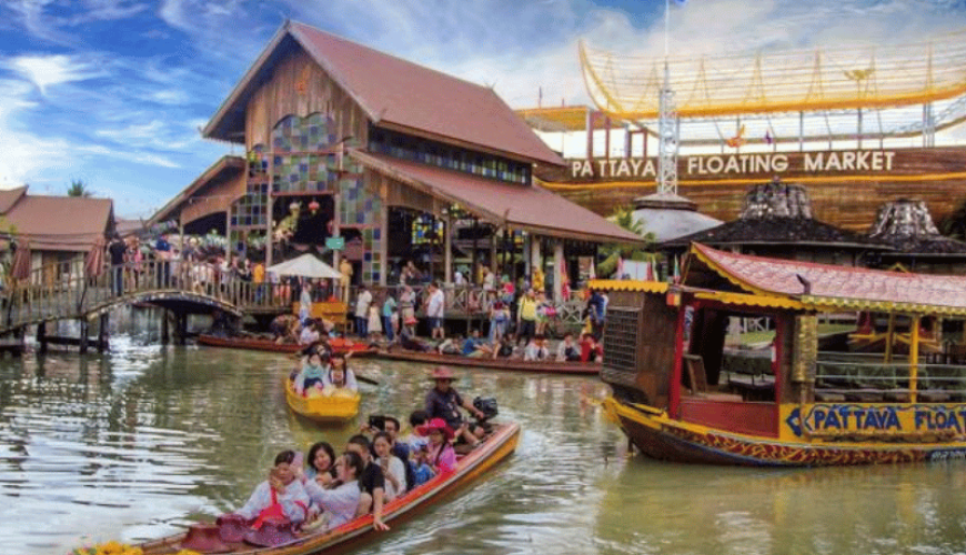 mercados flotantes de bangkok